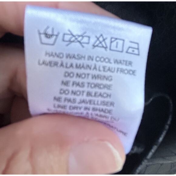 NWT Retrofete Jourdana Coated Denim Dress Black Size S Measurment in Description - Picture 14 of 14